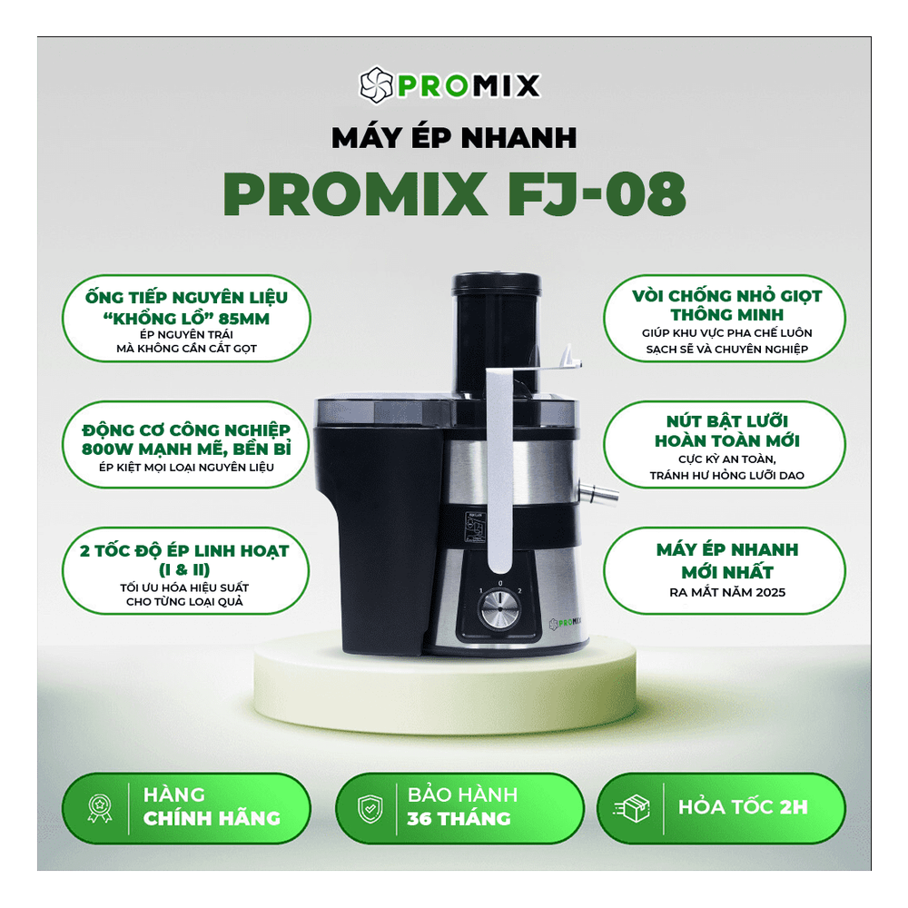 Promix FJ08 — nhỏ mà nhanh, cho nơi không gian là vàng
